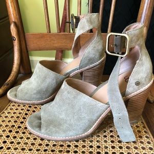 Ugg Heels with ankle strap